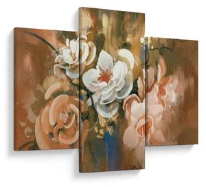 Slika - Naslikani buket cvijeća (90x60 cm)