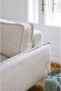 Bež sklopiva sofa od bouclé tkanine 215 cm Patti – Bonami Selection