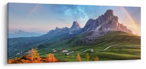 Slika duge iznad stijena (120x50 cm)