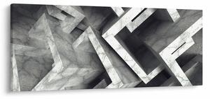 Apstraktna slika kockica (120x50 cm)