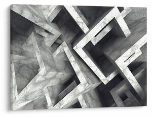 Apstraktna slika kockica (70x50 cm)
