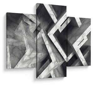 Apstraktna slika kockica (90x60 cm)