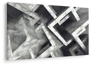 Apstraktna slika kockica (90x60 cm)