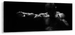 Slika - Udarac šakom (120x50 cm)