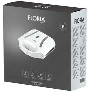 Floria Toster, LED indikator, 800 W, bijela - ZLN7942 32298