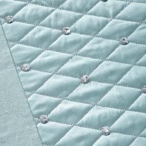 Plavi satenski prekrivač za bračni krevet 240x260 cm Sequin Cluster – Catherine Lansfield