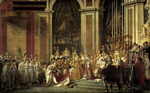 David, Jacques Louis - Reprodukcija umjetnosti Sacred Emperor Napoleon I., (40 x 24.6 cm)
