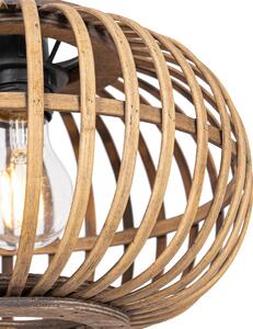 Orijentalna viseća lampa bambus 3-svjetla izdužena - Amira