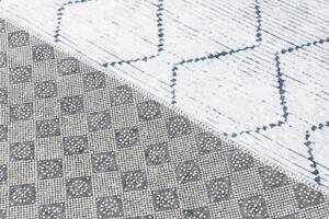 Svijetlo sivi moderni tepih s jednostavnim uzorkom Širina: 140 cm | Duljina: 200 cm
