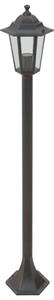 VidaXL Vrtna stupna svjetiljka od aluminija 6 kom E27 110 cm brončana