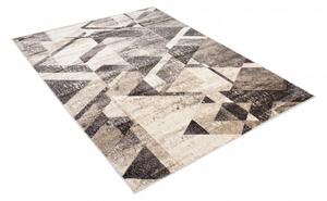 Svestrani moderan tepih s geometrijskim uzorkom u nijansama smeđe Širina: 140 cm | Duljina: 200 cm