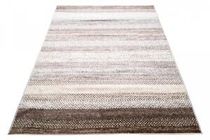 Moderan tepih s prugama u smeđim nijansama Širina: 140 cm | Duljina: 200 cm
