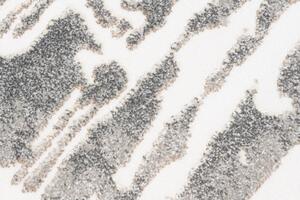 Sivi dizajnerski tepih sa svijetlim apstraktnim uzorkom Širina: 200 cm | Duljina: 300 cm