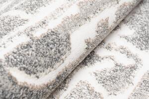 Sivi dizajnerski tepih sa svijetlim apstraktnim uzorkom Širina: 120 cm | Duljina: 170 cm