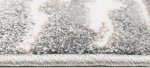 Sivi dizajnerski tepih sa svijetlim apstraktnim uzorkom Širina: 200 cm | Duljina: 300 cm