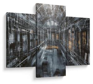 Slika interijera stare zgrade (90x60 cm)