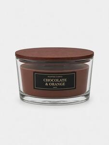 Sinsay - Mirisna svijeća s drvenim fitiljem Chocolate & Orange