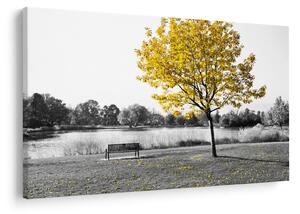 Slika - Odmor u parku (90x60 cm)