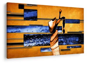 Slika apstraktne slike (90x60 cm)