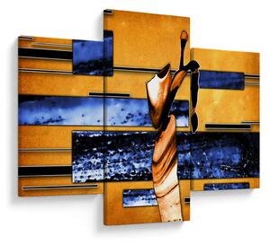 Slika apstraktne slike (90x60 cm)