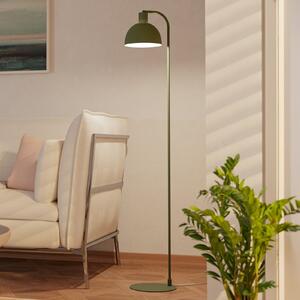 EGLO Podna lampa Cazalilla, zelena, metal, E27, visina 149 cm, Zelena, Dnevni boravak/blagovaonica, Metal