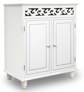 Komoda JERSEY, 76x65x35 cm, bijela Casaria