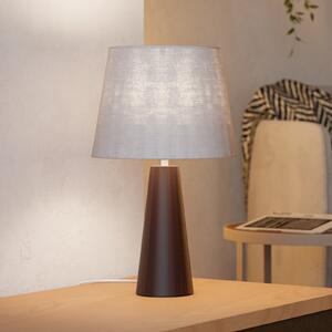 EGLO Stolna lampa Patemisco, smeđa/prirodna, čelik, tkanina, visina 41 cm, Smeđa / hrđa, Dnevni boravak/blagovaonica, Metal