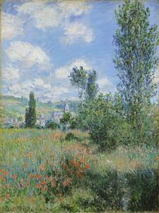 Monet, Claude - Reprodukcija View of Vetheuil, 1880, (30 x 40 cm)
