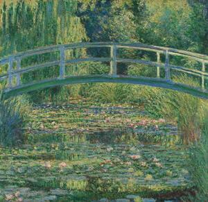 Monet, Claude - Reprodukcija umjetnosti Ribnjak s lopočima, (40 x 40 cm)