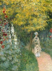 Reprodukcija Rose Garden, 1876, Monet, Claude