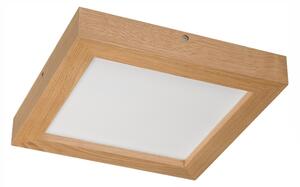 Brilagi-LED Prigušiva svjetiljka WOODY FRAME LED/24W/230V hrast 30x30 cm IP44 + DU