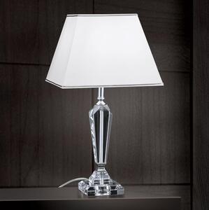 Orion LA 4-1201 - Kristalna stolna lampa VERONIQUE 1xE27/60W/230V bijela/krom