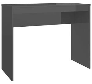 VidaXL Radni stol visoki sjaj crni 90 x 40 x 72 cm od iverice