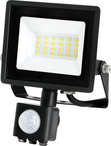 LED Vanjski reflektor sa senzorom LED/20W/230V IP44 6500K crna