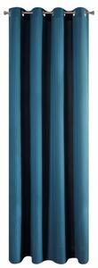Jednobojni zastor u tamno plavoj boji, s ugrađenim prstenovima 140 x 250 cm