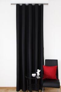 Crne prozorske zavjese za prekrivače Duljina: 250 cm