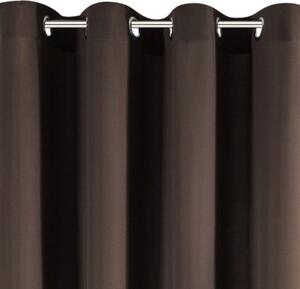 Moderne tamno smeđe zavjese za dnevni boravak 140x250 cm