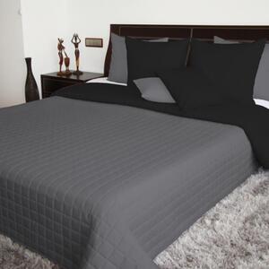Crni dvostrani prekrivači za jednokevetne i bračne krevete Širina: 200 cm | Duljina: 220 cm