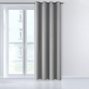 Duga siva prozorska zavjesa Duljina: 250 cm