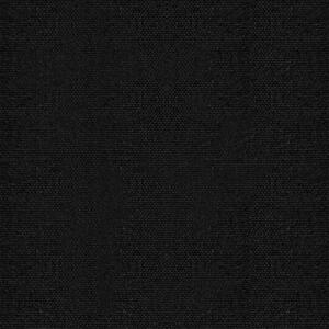 Crne jednobojne zavjese, vise na prstenima Duljina: 250 cm