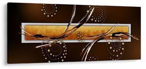 Slika apstrakcije - Leptiri (120x50 cm)
