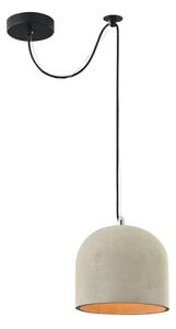 Maytoni T451-PL-01-GR - Luster na sajli BRONI 1xE27/60W/230V pr. 20 cm siva