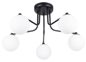 Crno-bijela stropna svjetiljka Beam – Nice Lamps