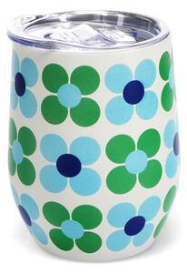 Putna šalica 350 ml Blue and green Daisy – Rex London