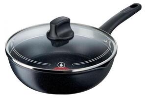 Tefal - Tava s poklopcem BLACK STONE 26 cm