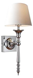 Zuma Line RLB94875-1W - Zidna lampa CLOE 1xE27/60W/230V bijela/sjajni krom