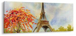 Slikana slika Eiffelovog tornja (120x50 cm)