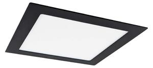 LED Ugradbena svjetiljka VEGA LED/12W/230V 2900/3900/5800K 17,5x17,5 cm crna