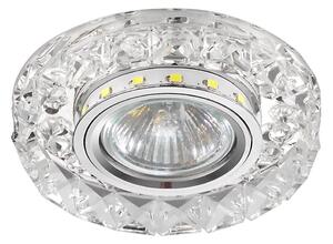 LUXERA 71074 - Ugradbena svjetiljka CRYSTALS 1xGU10/50W/230V + LED STRIPE