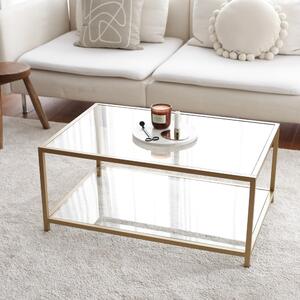 Stolić za kavu zlatne boje 60x90 cm Astro - Neostill